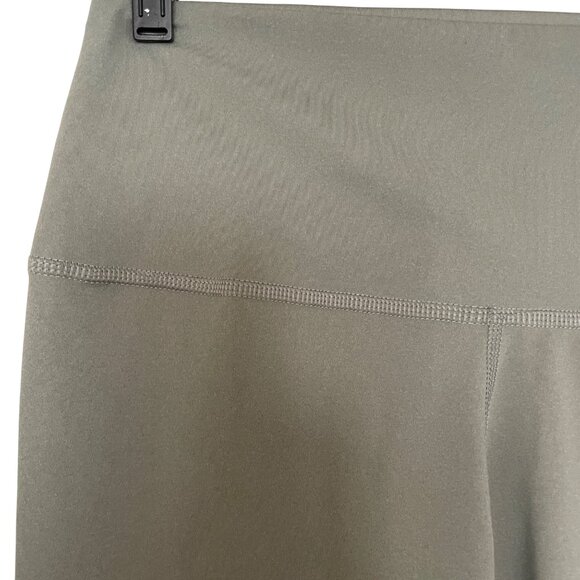 Nike Yoga Dri-Fit High-Waisted Olive Green Leggings L - Picture 2 of 5